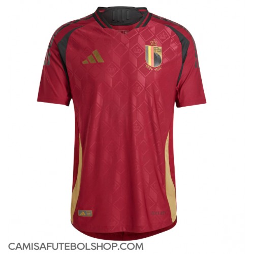 Camisa de time de futebol Bélgica Replicas 1º Equipamento Europeu 2024 Manga Curta